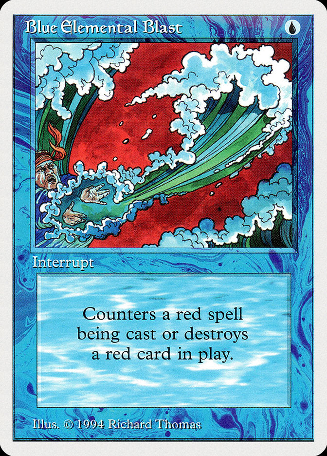 Blue Elemental Blast [Summer Magic / Edgar] | Card Merchant Takapuna