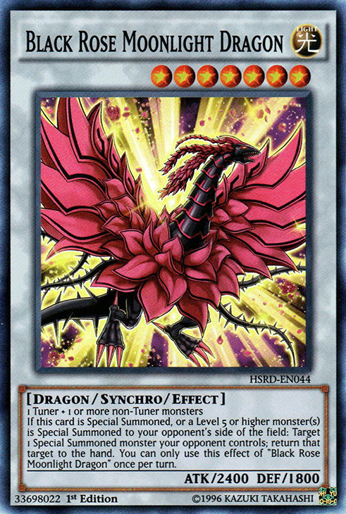 Black Rose Moonlight Dragon [HSRD-EN044] Super Rare | Card Merchant Takapuna