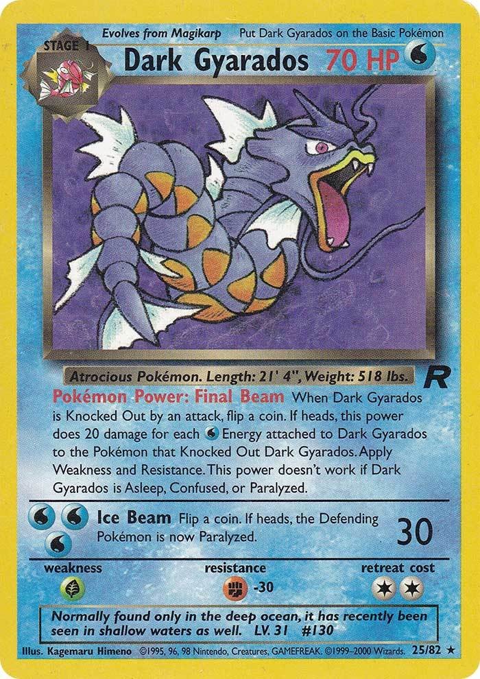 Dark Gyarados (25/82) [Team Rocket Unlimited] | Card Merchant Takapuna