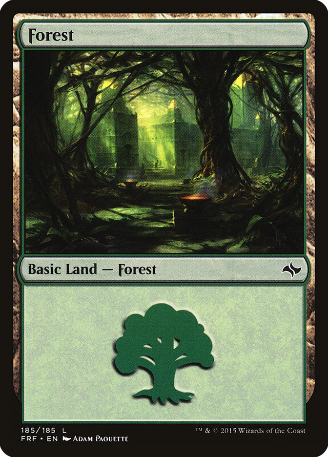 Forest (185) [Fate Reforged] | Card Merchant Takapuna