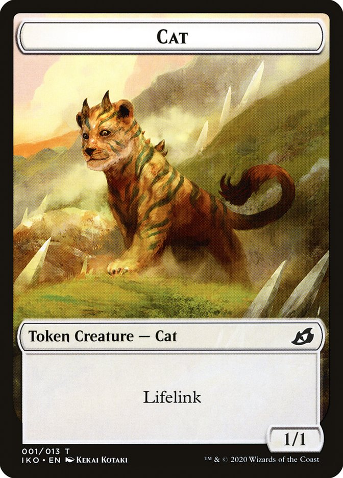 Cat Token [Ikoria: Lair of Behemoths Tokens] | Card Merchant Takapuna