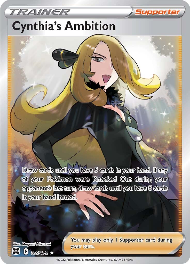 Cynthia's Ambition (169/172) [Sword & Shield: Brilliant Stars] | Card Merchant Takapuna