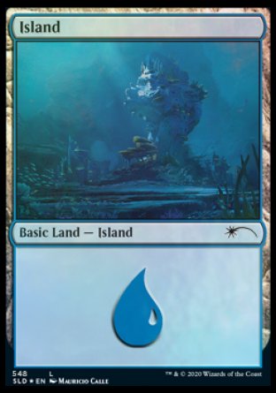 Island (Under the Sea) (548) [Secret Lair Drop Promos] | Card Merchant Takapuna