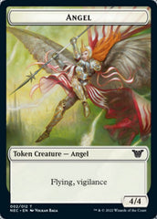 Angel // Elephant Double-Sided Token [Kamigawa: Neon Dynasty Commander Tokens] | Card Merchant Takapuna