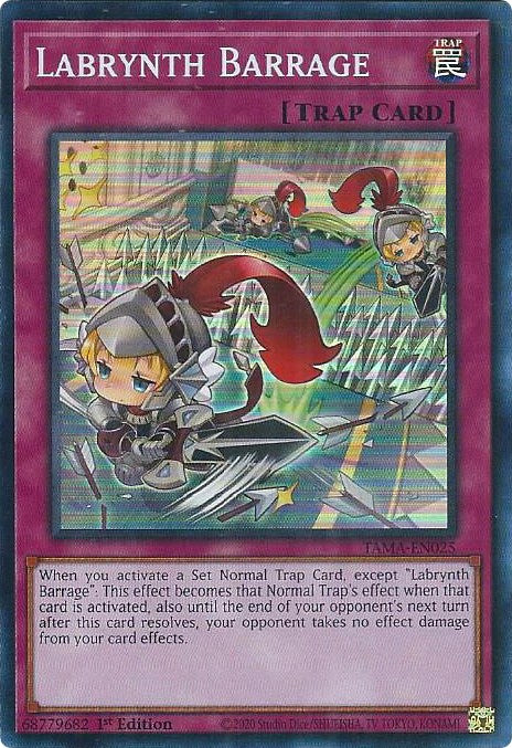 Labrynth Barrage [TAMA-EN025] Super Rare | Card Merchant Takapuna