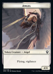 Kavu // Angel Double-Sided Token [Dominaria United Commander Tokens] | Card Merchant Takapuna