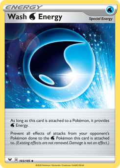 Wash Water Energy (165/185) [Sword & Shield: Vivid Voltage] | Card Merchant Takapuna