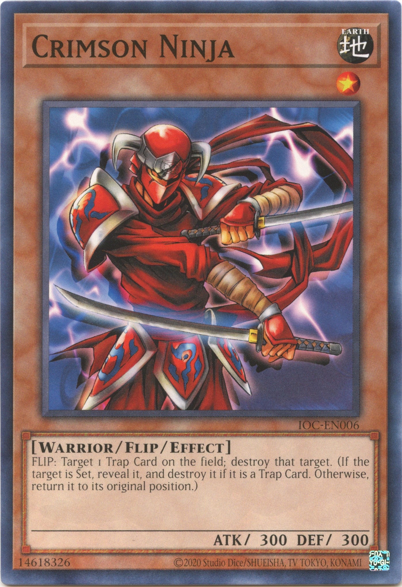 Crimson Ninja (25th Anniversary) [IOC-EN006] Common | Card Merchant Takapuna