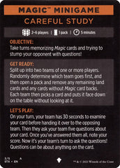 Careful Study (Magic Minigame) [Strixhaven: School of Mages Minigame] | Card Merchant Takapuna