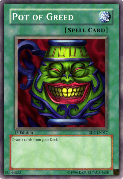 Pot of Greed [SD2-EN017] Common | Card Merchant Takapuna