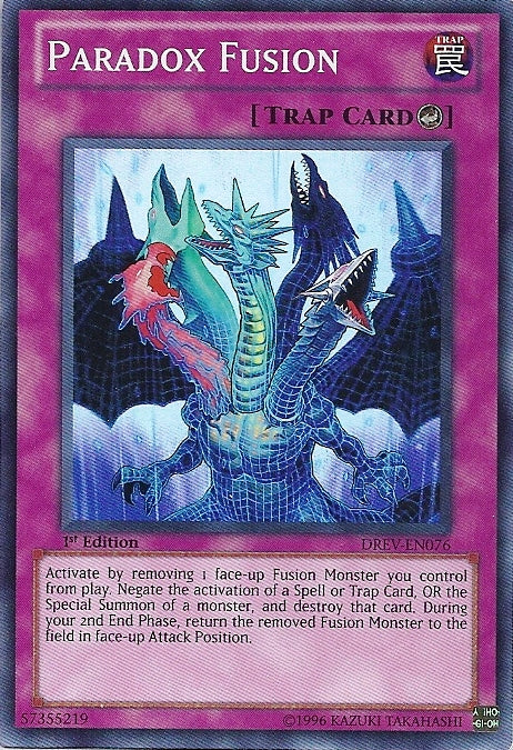 Paradox Fusion [DREV-EN076] Super Rare | Card Merchant Takapuna