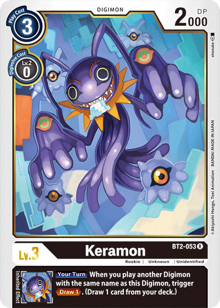 Keramon [BT2-053] [Release Special Booster Ver.1.0] | Card Merchant Takapuna