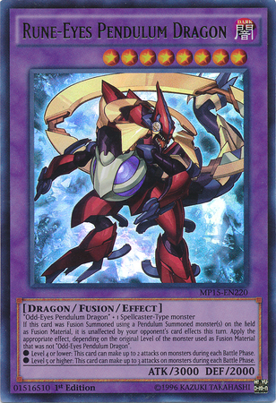 Rune-Eyes Pendulum Dragon [MP15-EN220] Ultra Rare | Card Merchant Takapuna