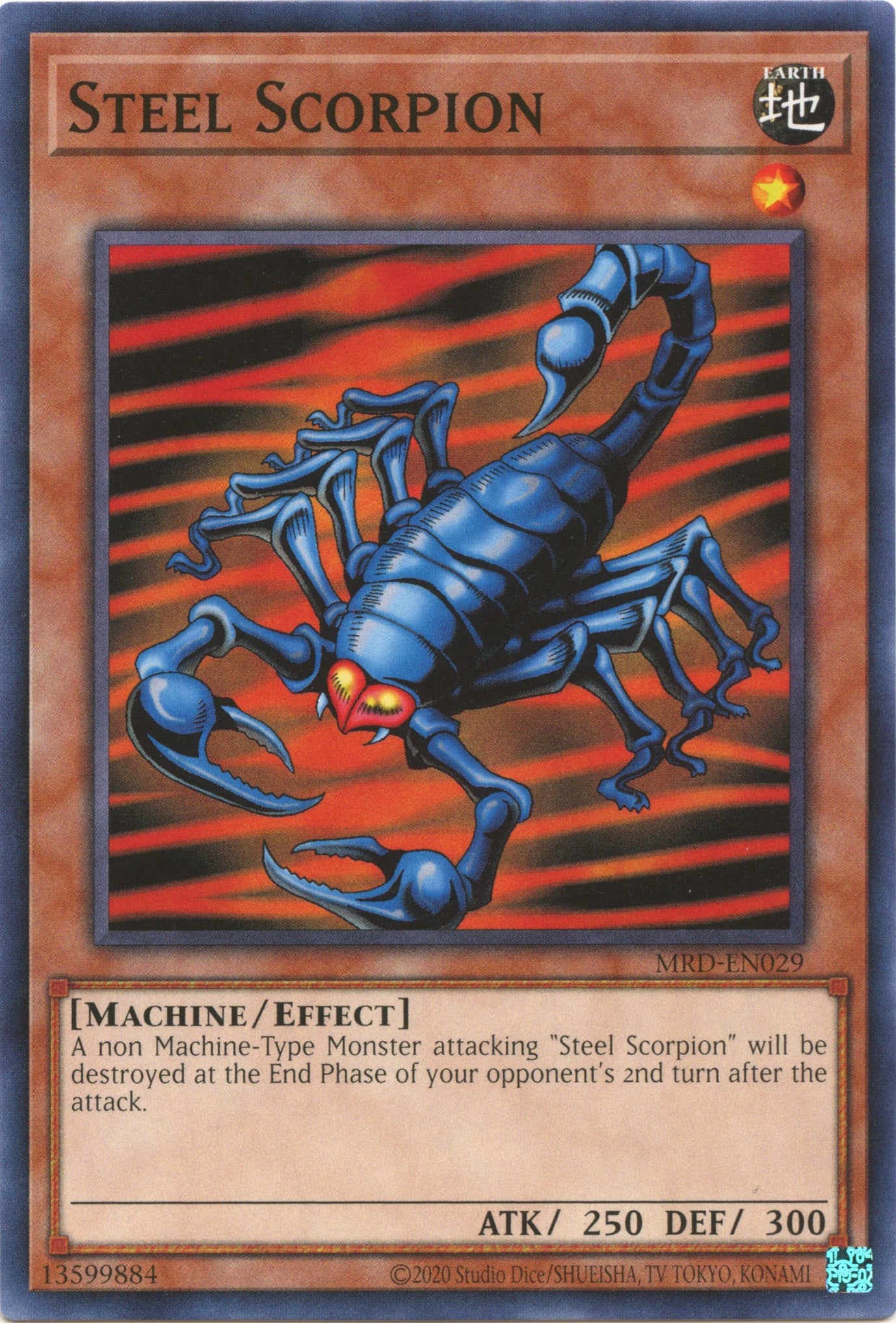 Steel Scorpion (25th Anniversary) [MRD-EN029] Common | Card Merchant Takapuna