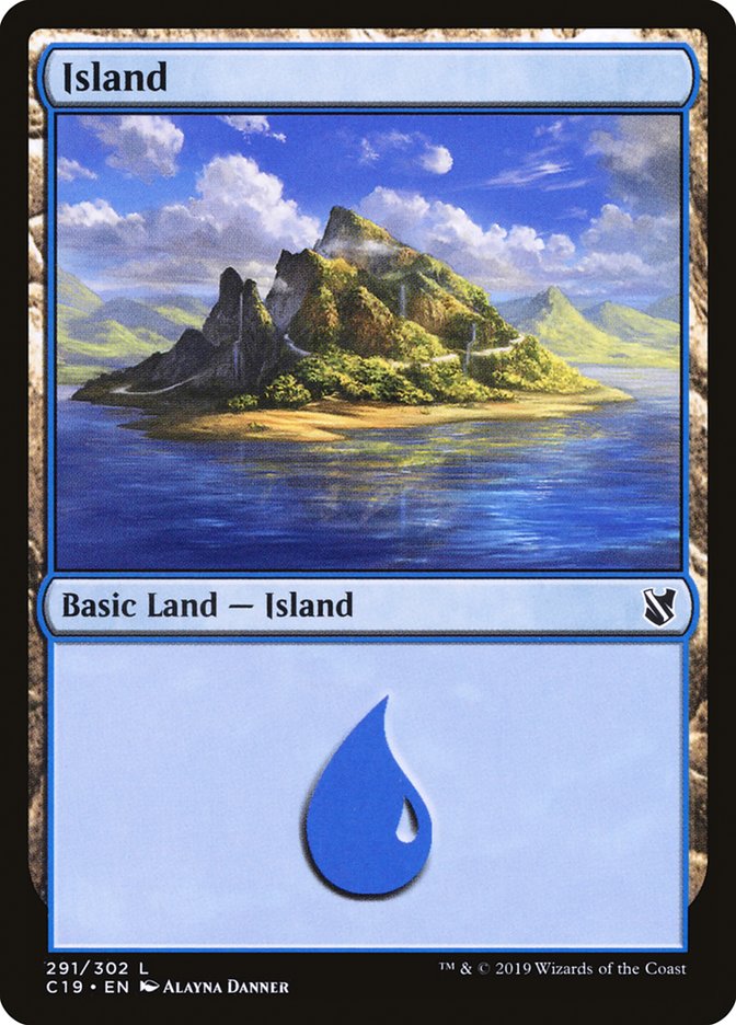 Island (291) [Commander 2019] | Card Merchant Takapuna