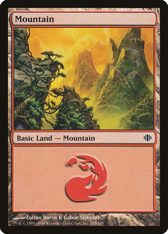 Mountain (245) [Shards of Alara] | Card Merchant Takapuna