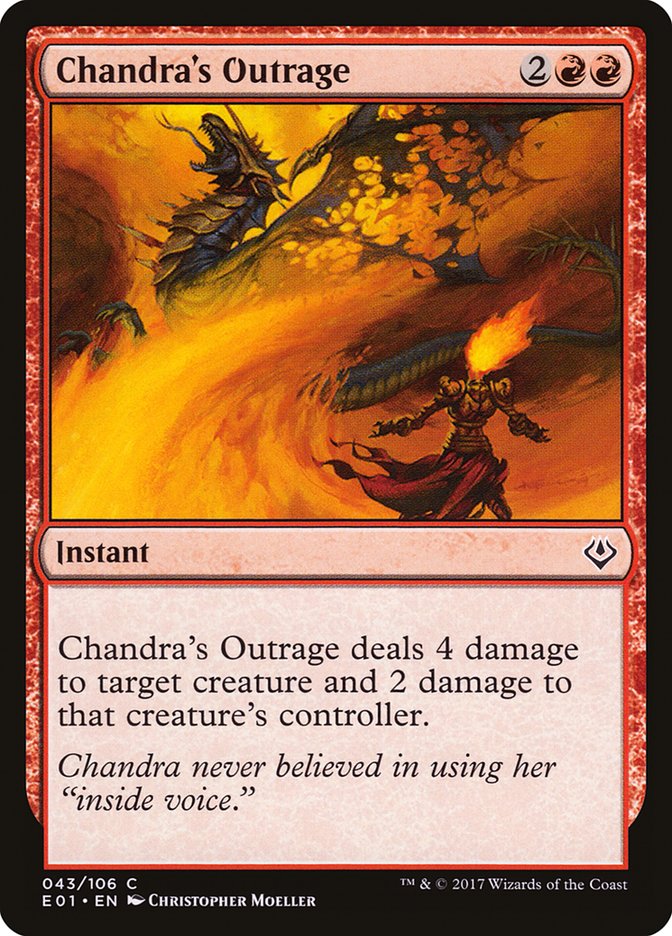 Chandra's Outrage [Archenemy: Nicol Bolas] | Card Merchant Takapuna