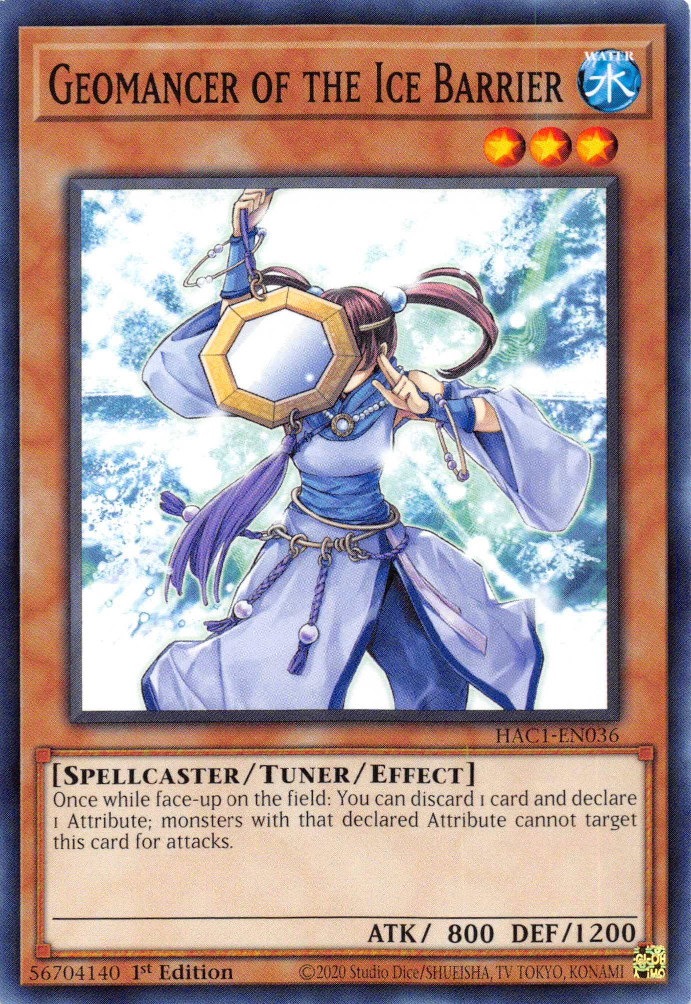 Geomancer of the Ice Barrier [HAC1-EN036] Common | Card Merchant Takapuna