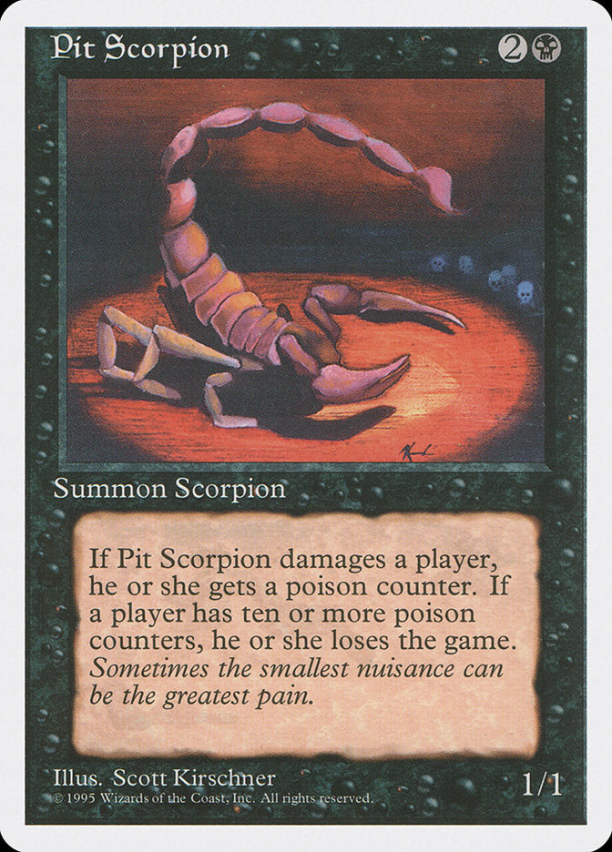 Pit Scorpion [Fourth Edition] | Card Merchant Takapuna