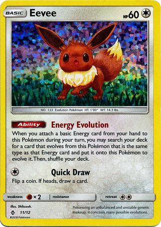 Eevee (11/12) [McDonald's Promos: 2018 Collection] | Card Merchant Takapuna