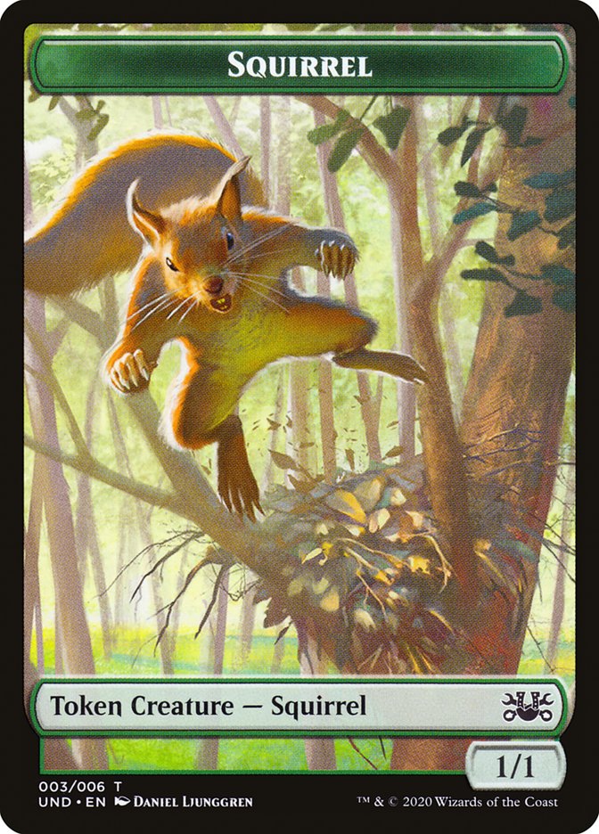 Beeble // Squirrel Double-Sided Token [Unsanctioned Tokens] | Card Merchant Takapuna