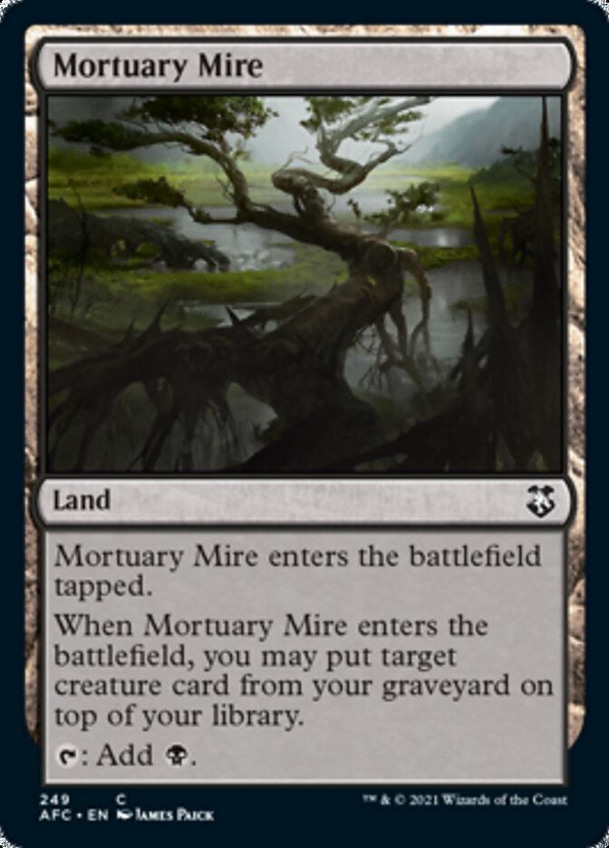 Mortuary Mire [Dungeons & Dragons: Adventures in the Forgotten Realms Commander] | Card Merchant Takapuna