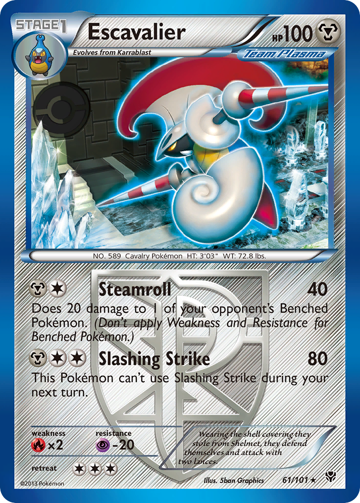 Escavalier (61/101) [Black & White: Plasma Blast] | Card Merchant Takapuna