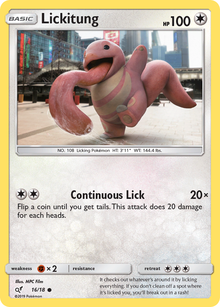 Lickitung (16/18) [Sun & Moon: Detective Pikachu] | Card Merchant Takapuna