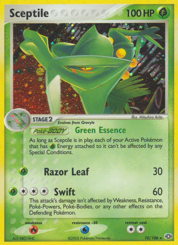 Sceptile (10/106) [EX: Emerald] | Card Merchant Takapuna