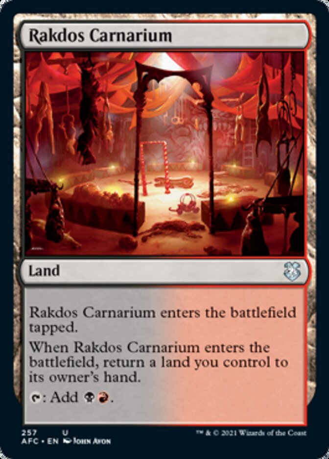 Rakdos Carnarium [Dungeons & Dragons: Adventures in the Forgotten Realms Commander] | Card Merchant Takapuna