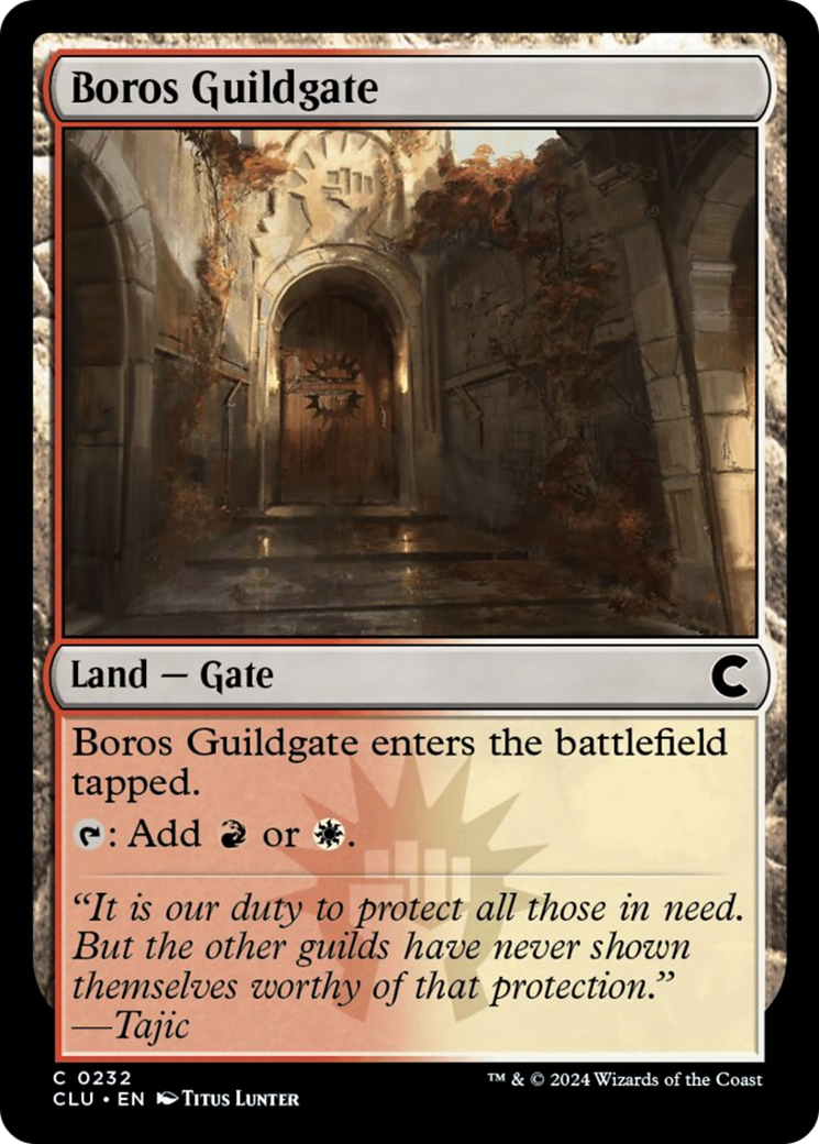 Boros Guildgate [Ravnica: Clue Edition] | Card Merchant Takapuna