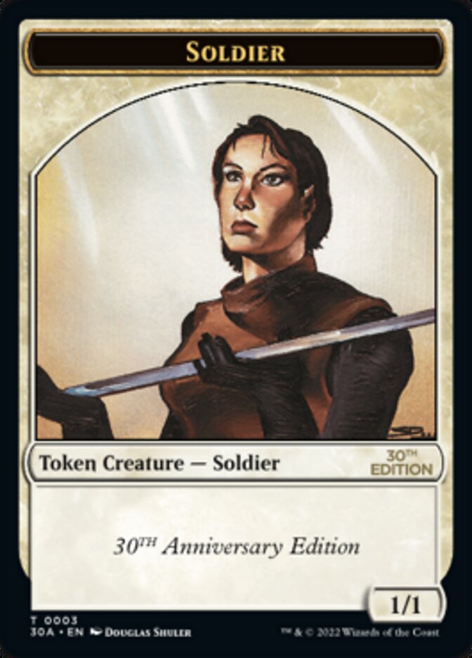 Soldier Token [30th Anniversary Tokens] | Card Merchant Takapuna