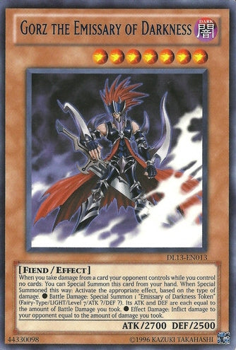 Gorz the Emissary of Darkness (Blue) [DL13-EN013] Rare | Card Merchant Takapuna