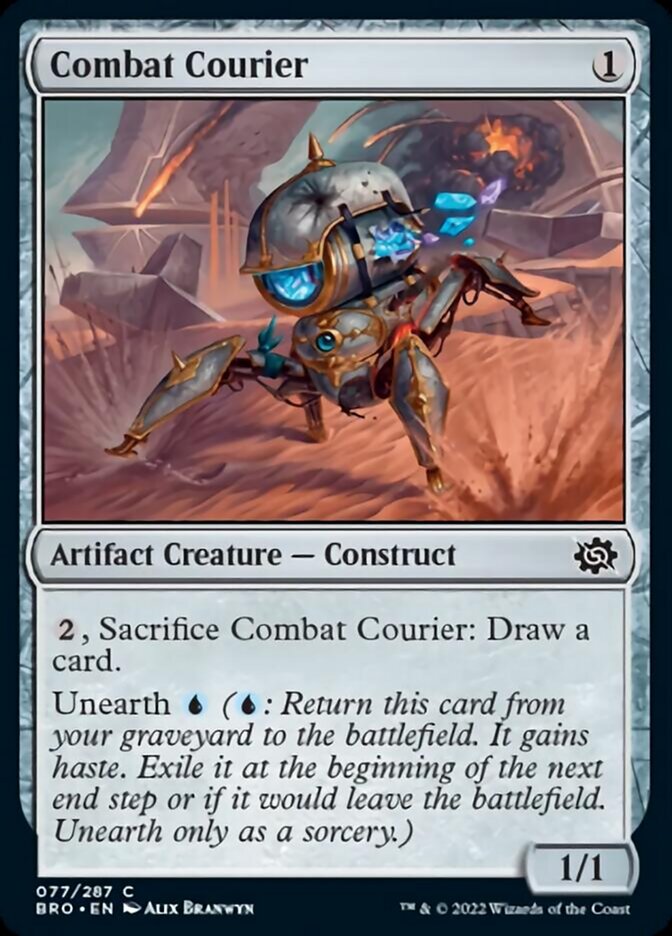 Combat Courier [The Brothers' War] | Card Merchant Takapuna