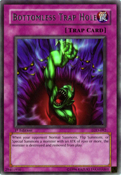 Bottomless Trap Hole [LOD-092] Rare | Card Merchant Takapuna