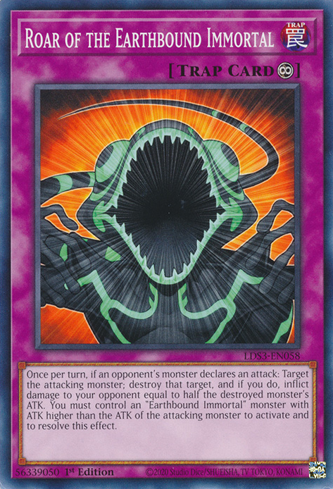 Roar of the Earthbound Immortal [LDS3-EN058] Common | Card Merchant Takapuna