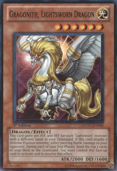 Gragonith, Lightsworn Dragon [SDDC-EN010] Common | Card Merchant Takapuna