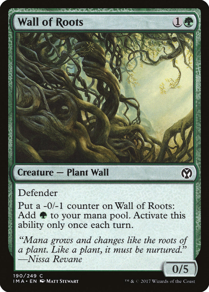 Wall of Roots [Iconic Masters] | Card Merchant Takapuna