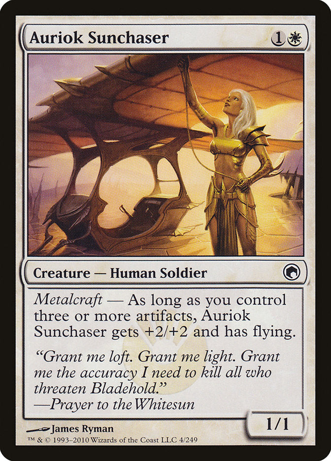 Auriok Sunchaser [Scars of Mirrodin] | Card Merchant Takapuna