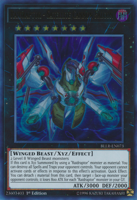 Raidraptor - Satellite Cannon Falcon [BLLR-EN073] Ultra Rare | Card Merchant Takapuna