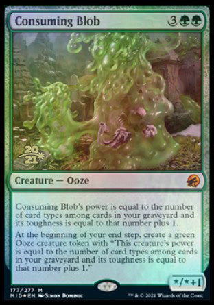 Consuming Blob [Innistrad: Midnight Hunt Prerelease Promos] | Card Merchant Takapuna