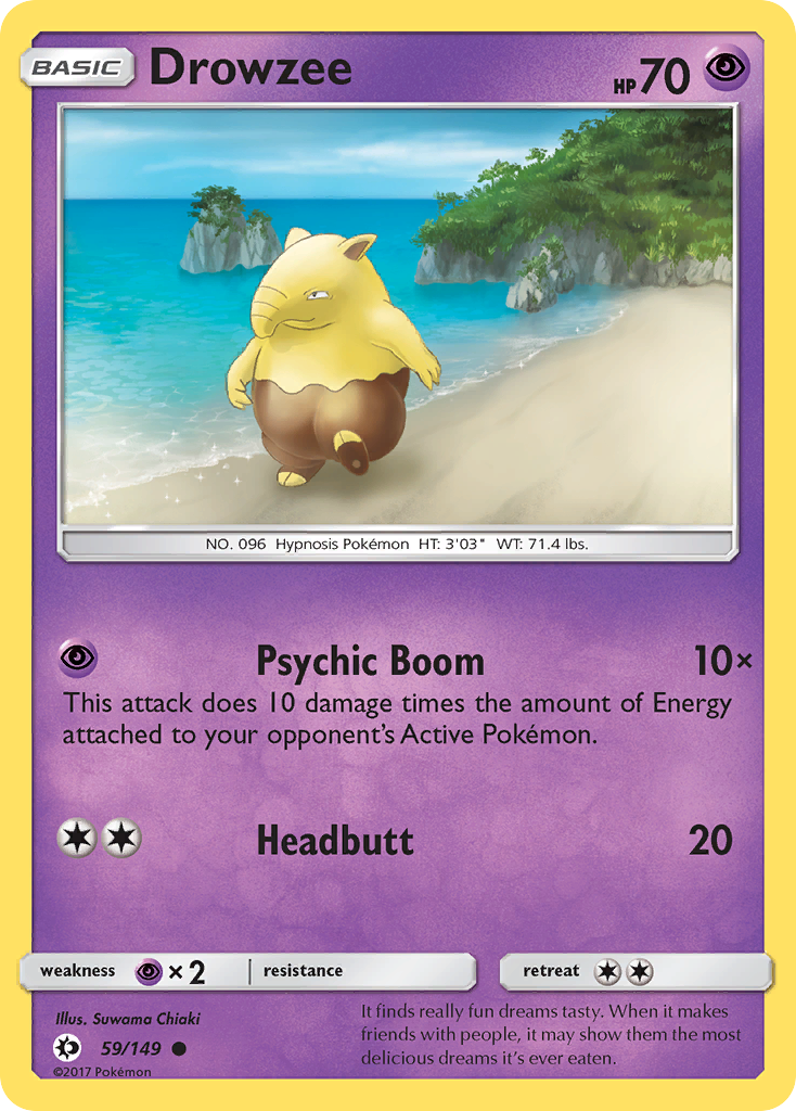 Drowzee (59/149) [Sun & Moon: Base Set] | Card Merchant Takapuna