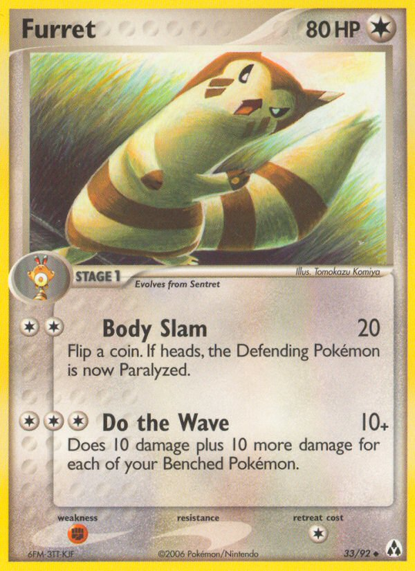 Furret (33/92) [EX: Legend Maker] | Card Merchant Takapuna