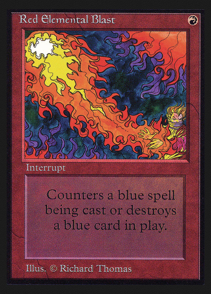 Red Elemental Blast [International Collectors' Edition] | Card Merchant Takapuna