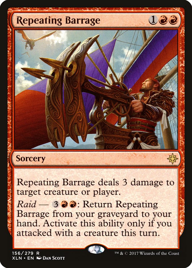 Repeating Barrage [Ixalan] | Card Merchant Takapuna