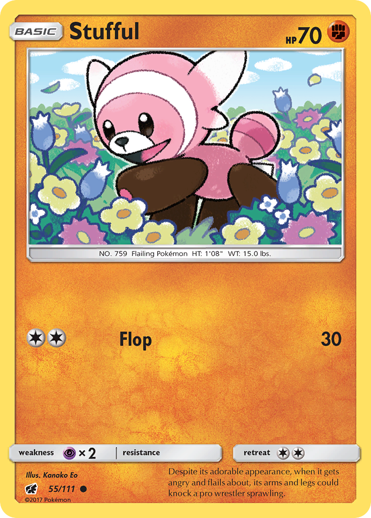 Stufful (55/111) [Sun & Moon: Crimson Invasion] | Card Merchant Takapuna