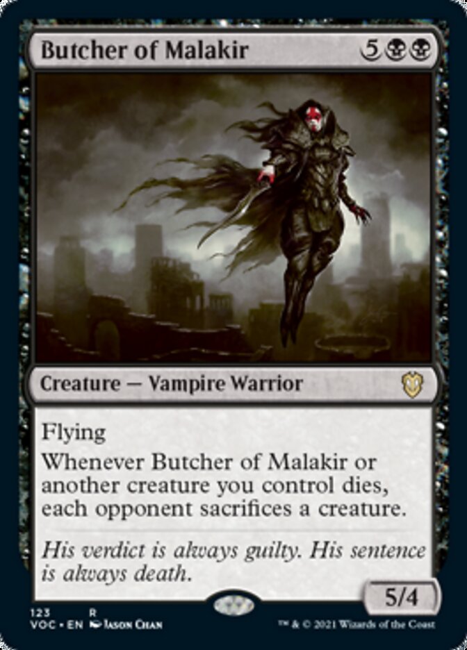 Butcher of Malakir [Innistrad: Crimson Vow Commander] | Card Merchant Takapuna