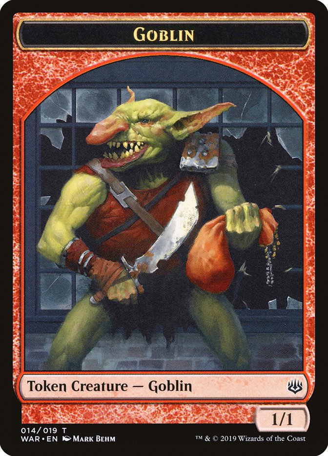 Goblin Token [War of the Spark Tokens] | Card Merchant Takapuna