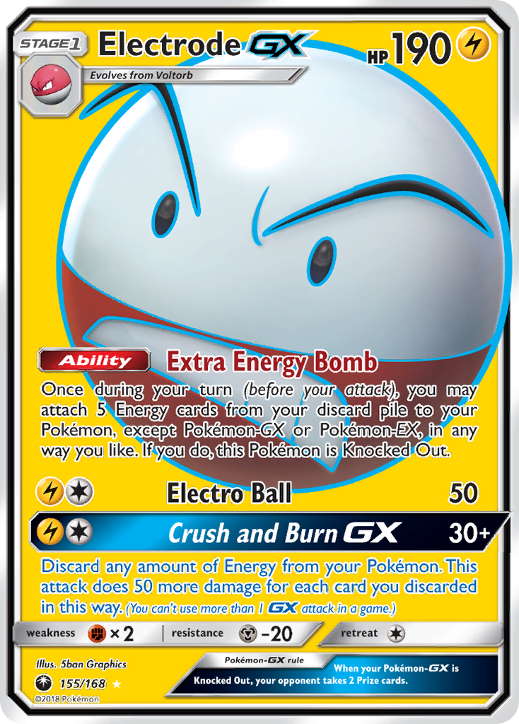 Electrode GX (155/168) [Sun & Moon: Celestial Storm] | Card Merchant Takapuna