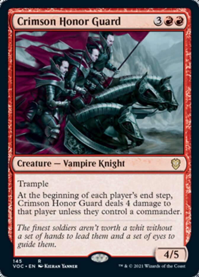 Crimson Honor Guard [Innistrad: Crimson Vow Commander] | Card Merchant Takapuna